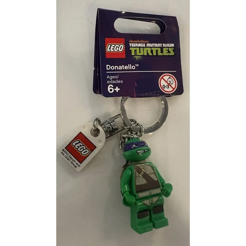 LEGO Teenage Mutant Ninja Turtles Donatello Minifigure Keychain 850646